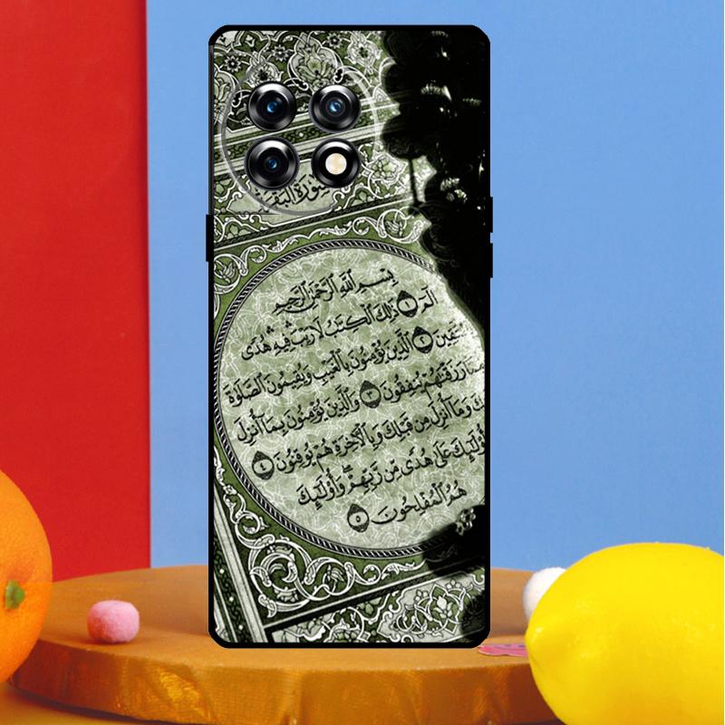 Islamic Book Arabic Quran Muslim Cover For OnePlus 13 13R 12 12R 11 10 Pro 8T 10T OnePlus Nord CE 3 2 4 Lite N30 N20 N10 Case