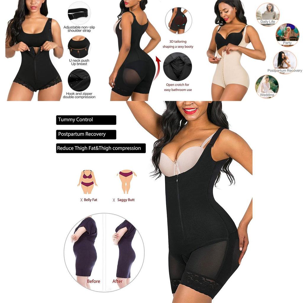 Women's Seamless Shaping Bodysuit Butt Lifter Tummy Control Shapewear
