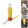 Yousheng 3Pcs 3 In 1 Cup Lid Cleaning Brush Set Soft Hard Bristle Heads 180 Degree Rotating Design Crevice Cleaner Brush