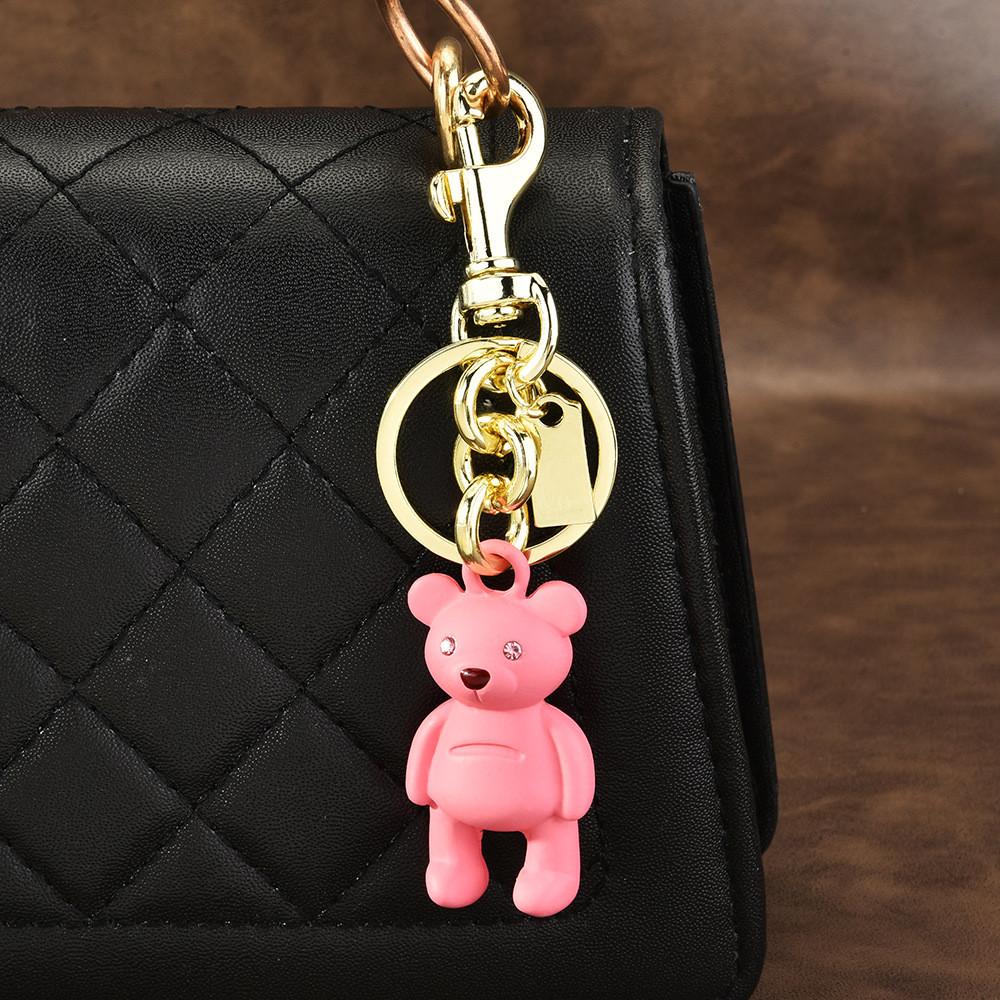 Animal Keychain Cute Bear Lover Gift For Backpack Decoration