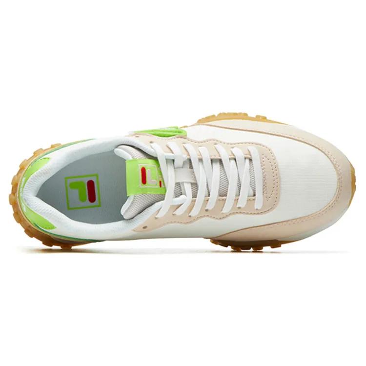 FILA Pacer Sneakers White / Green Women's (Unisex) Casual Shoes F12W124154FJS