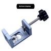 Heavy Duty Aluminum Cabinet Door Dowel Drilling Guide Tool Press Activated Wood Joinery Aid For Seamless Concealed Hole