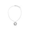 Collier - LUXENTER - Saneda - Argent sterling 925 - Zircone brillante - Finition rhodiée