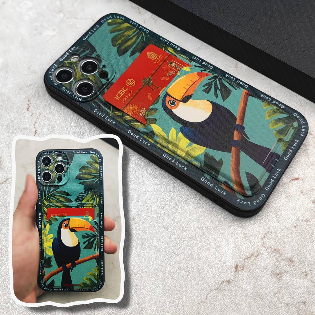 Dirt-resistant Back Cover Phone Case For Nokia HMD Skyline Card Slot Soft Case Cute Protective Cover Waterproof Graffiti