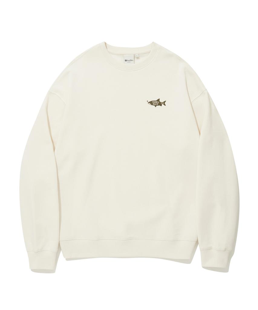 KULTE Small Fish Crewneck_Ivory