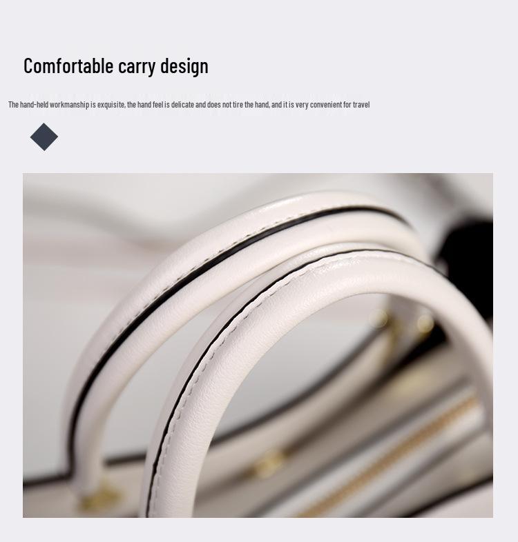 Women's Summer 2025 Luxury Soft Leather Crossbody Shoulder Bag - Elegant High-End Handbag for Moms