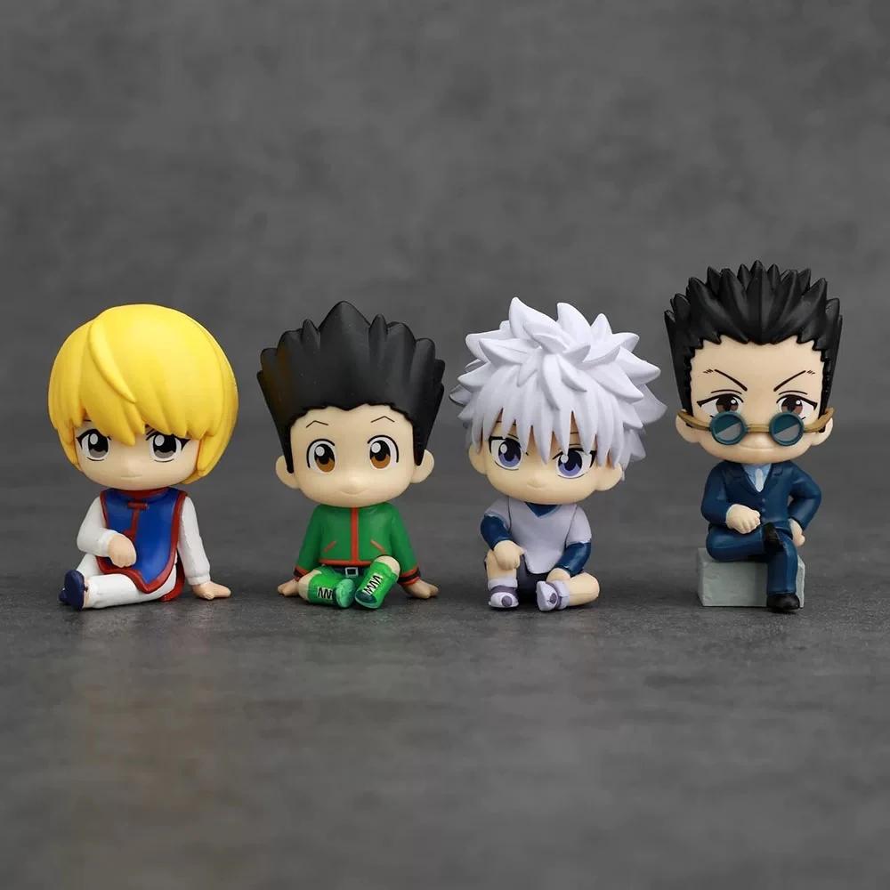 Hunter x Hunter Anime Action Figure Gon Freecss Alluka Zoldyck Chrollo Lucilfer Statuette Kurapika Playthings model doll Gift