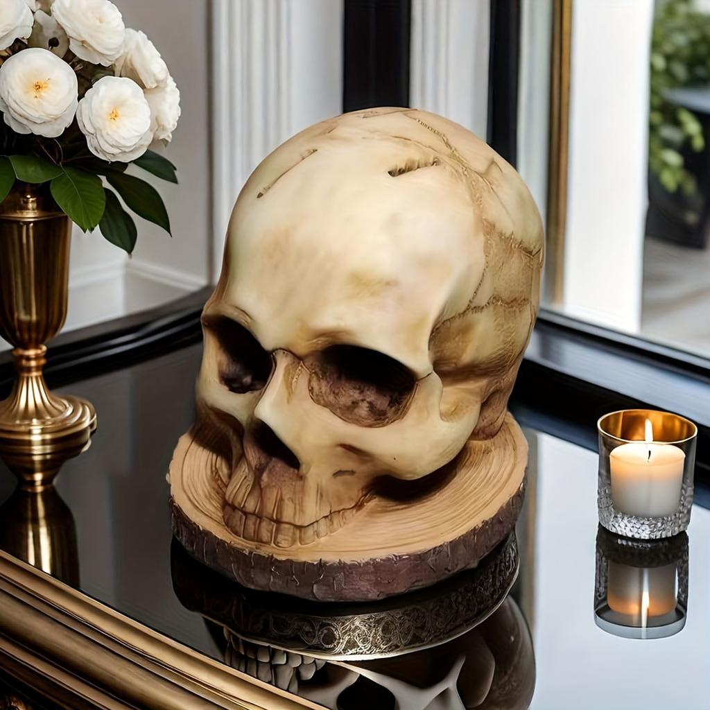 Horror Knife Rack For Kitchen Storage, Gothic Kitchen Accessories, Horror Storage Head Knife Rack Halloween Kitchen Decoration