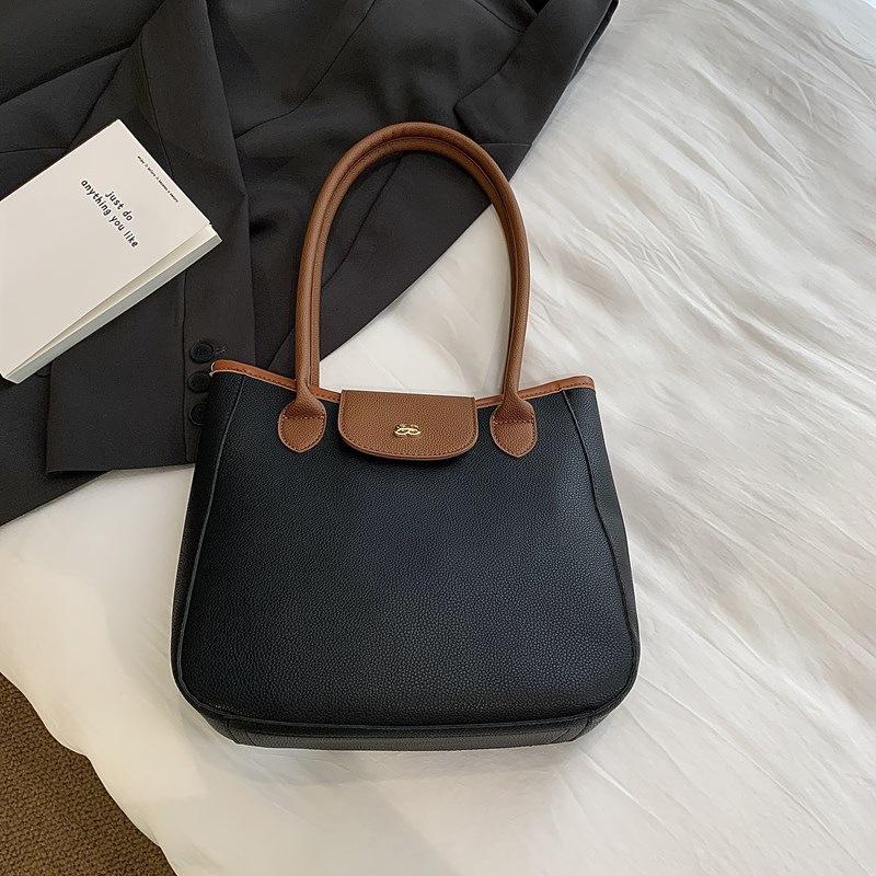 Casual tote bag women's  new fashion work shoulder bag versatile underarm bag