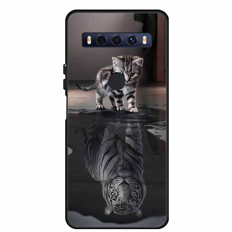 For TCL 10 SE Case Popular Picture Black Silicone Soft Back Cover Case For TCL 10 SE Phone Case Cover 10SE 6.52" Coque Funda Bag