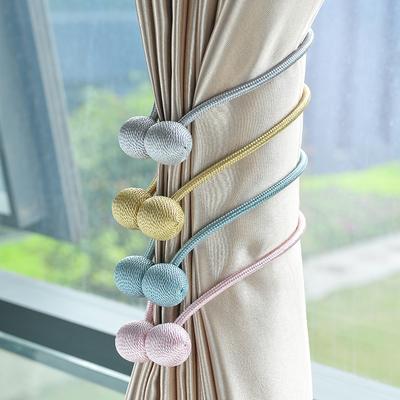 Clips de cordon de rideau à boucle de rideaux de décoration de maison moderne, boucle magnétique pour fenêtre de salon