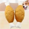Squeaky Dog Chew Toys for Puppies Teething Plush Bone with Soft Bristles Interactive Dental Cleaning Chewable Toothbrush Pet