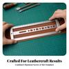 Belt Hole Positioning Guide Ruler Graduated Strap Alignment Template Rustproof