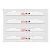 4PCS Car Door Edge Anti-collision Bar Stickers Silicone Protection Strip for  Kia Sportage 3 Rio K2 Ceed Carnival Picanto Soul Pzce30