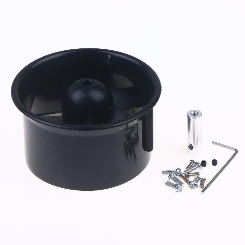 Duct Fan 64Mm 5-Blade No Motor For Rc Edf Jet Airplanes Toy Parts Mounting 3.0Mm Motor Shafts