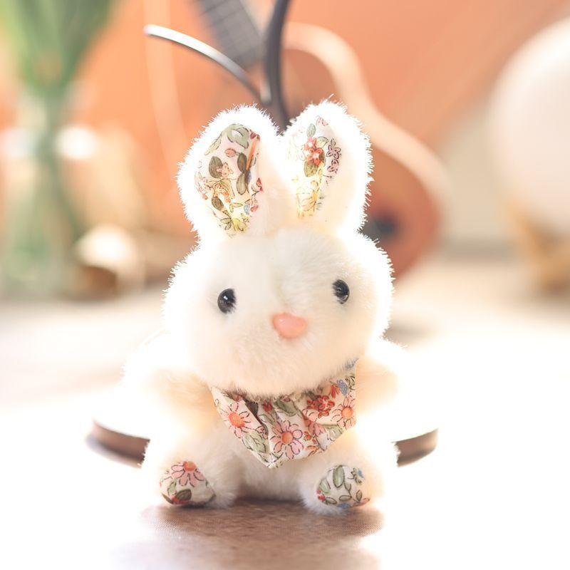 Plush Bunny Keychain With Soft Short Pile Plush For Kids And Adults
