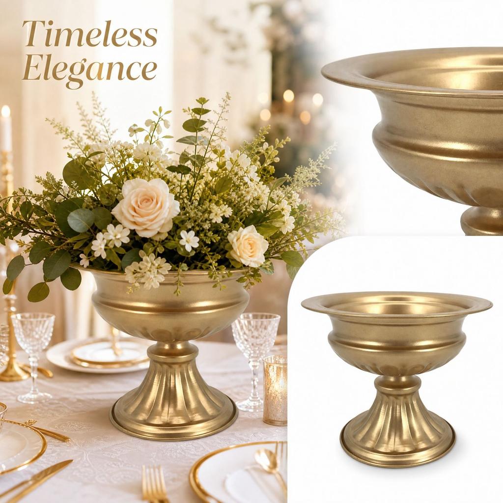 Wedding Centerpiece Vase, Decorative Flower Pot for Hotel Bar Dining Table and Home Living Room, 18W1077-1L