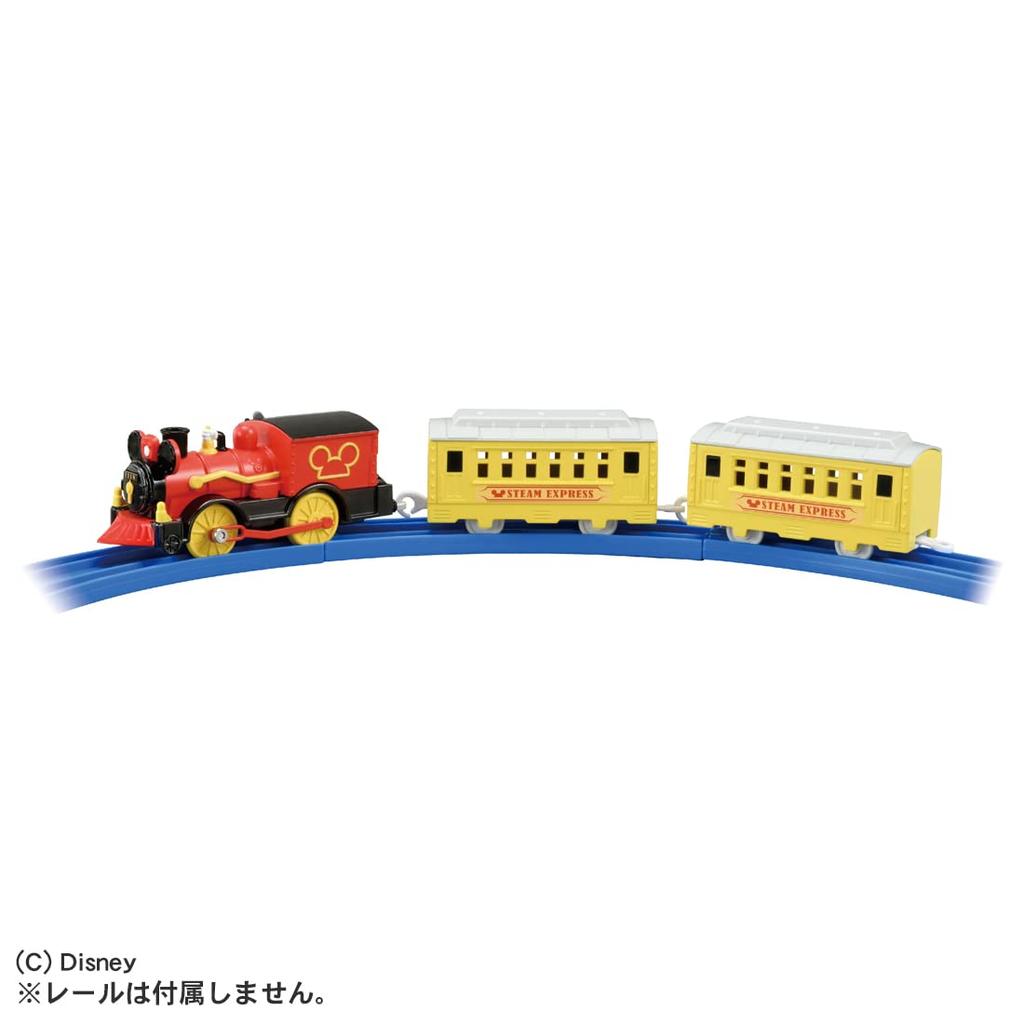 Takara Tomy "Plarail S-13 Mickey Mouse Pop-Po Train" for Boys, Train Toy, Ages 3 and Up, Meets Toy Safety Standards, ST Mark Certified