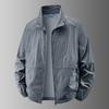 Popular Men's Two Open Sunscreen Clothing Summer Light and Breathable Men's Skin Clothing Men's Stand-Up Collar Outdoor Jacket