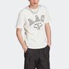 adidas Originals Allover Print Crew Neck Short Sleeve T-shirt Men Tops White IM4571