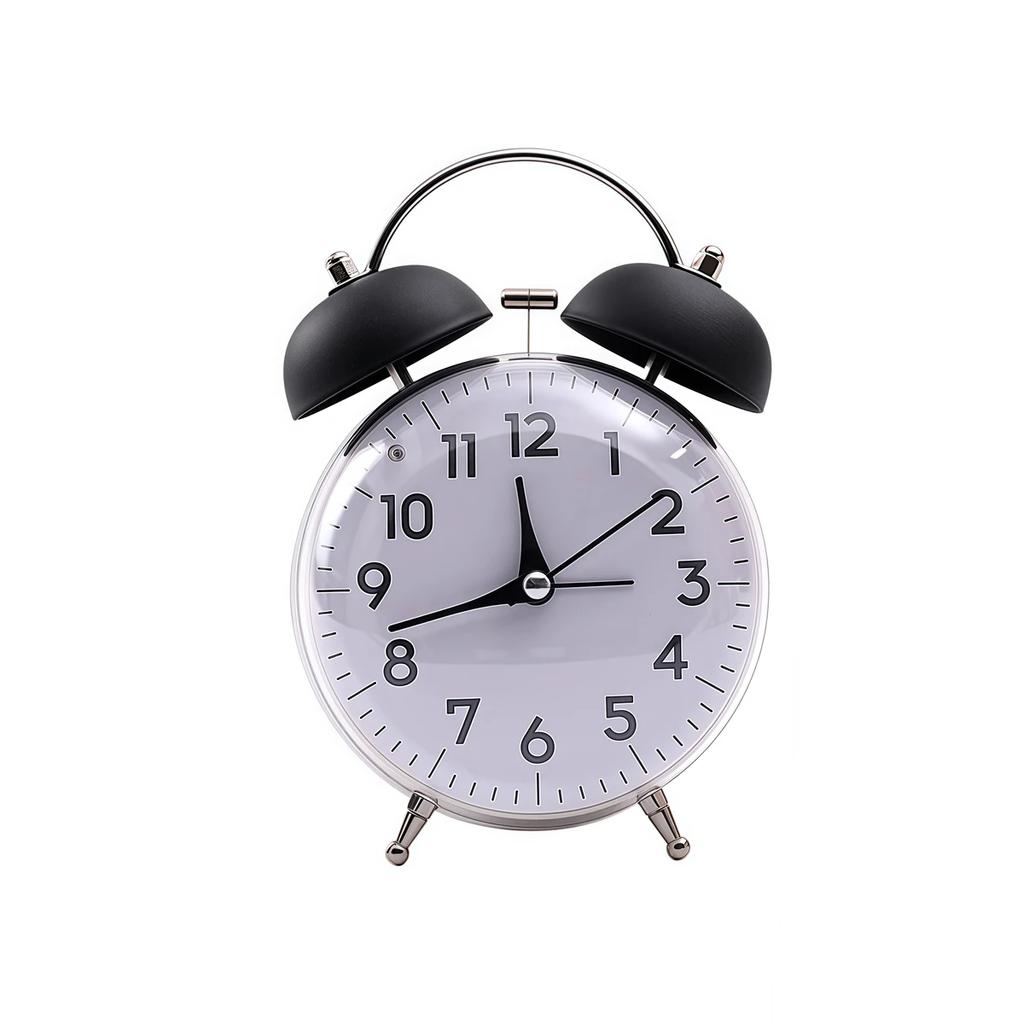 Battery Operated Clock Extra Loud Alarm Built-in Night Light Effective Sound Alarm Morning Routine For Bedroom