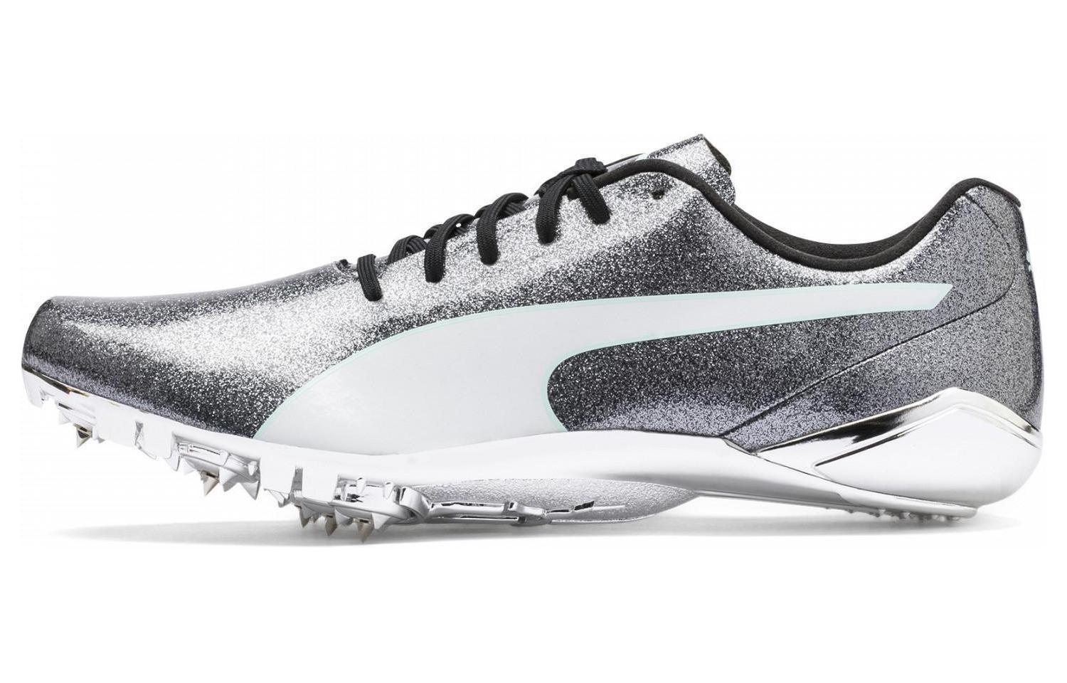 PUMA EvoSPEED Electric 7 Амортизация, Износостойкие Низкие Беговые Кроссовки Мужские Серебристые 192382-02 38.5