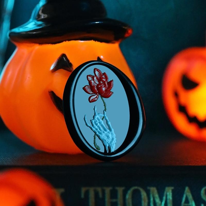 Pumpkins Sealing Wax Stamp Halloween Series Wax Seal Stamp Brass Head Seal Stamp for Scrapbooking Invitations Decoration