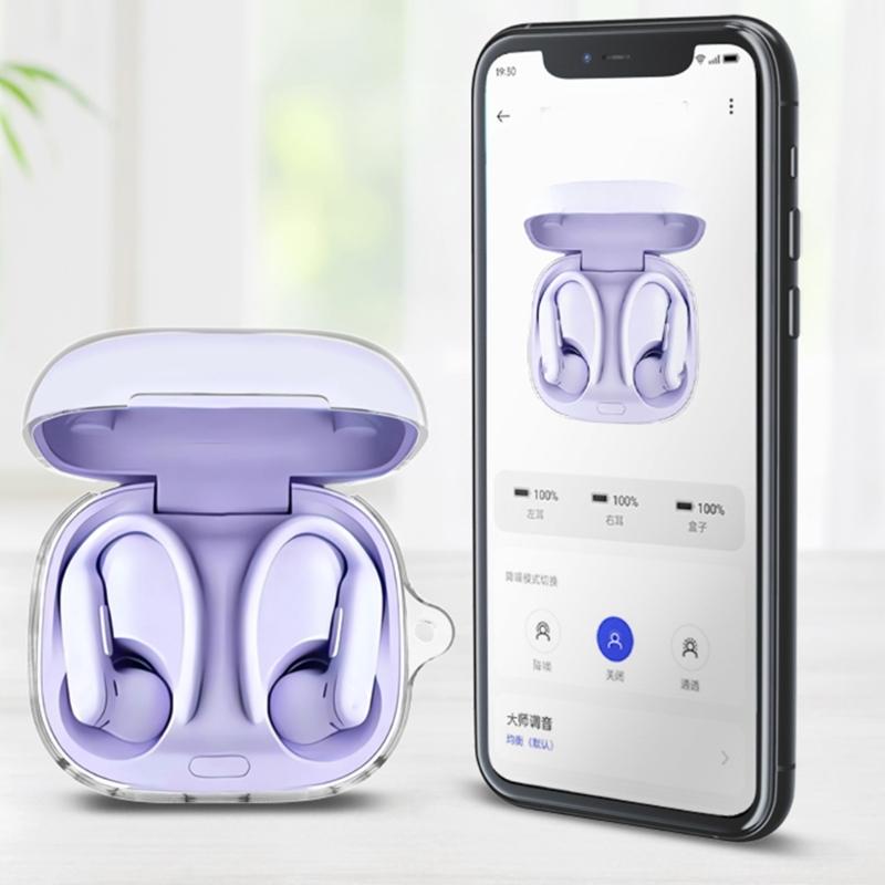 Flexible Schutzhülle Stoßfestes Gehäuse Ohrhörer-Hülle Wasserabweisendes Gehäuse Staubdicht Waschbar Weiche TPU-Hülle Schutzhülle