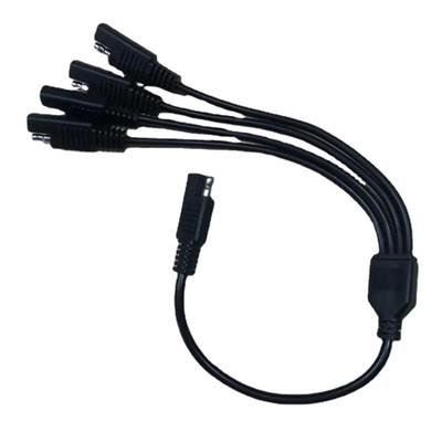 Hoomyew 1 To 4 SAE Splitter Extension Cable Car Connector Cable 1 To 4 SAE Splitter Extension Cable