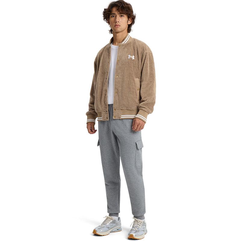 Under Armour Sherpa Loose Fit Jacket Unisex Jackets Camel-Brown 1389370-263