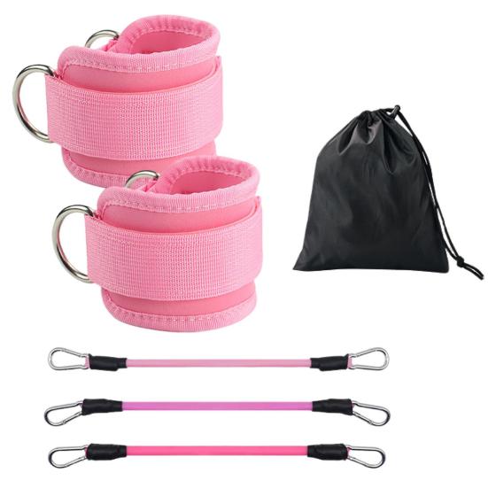 

Ленты сопротивления для лодыжек с манжетами для женщин, ленты для упражнений на ноги и ягодицы, оборудование для тренировки ягодиц и бедер