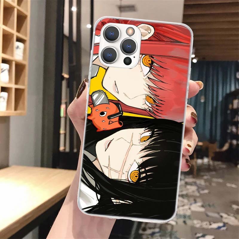 C-Chainsaw Mans Yoru War Devil Soft Phone Case For iPhone 17 Air 16 16E 15 14 Plus 13 Mini 12 11 Pro Max X XR XS 7 8 + SE 2020 P