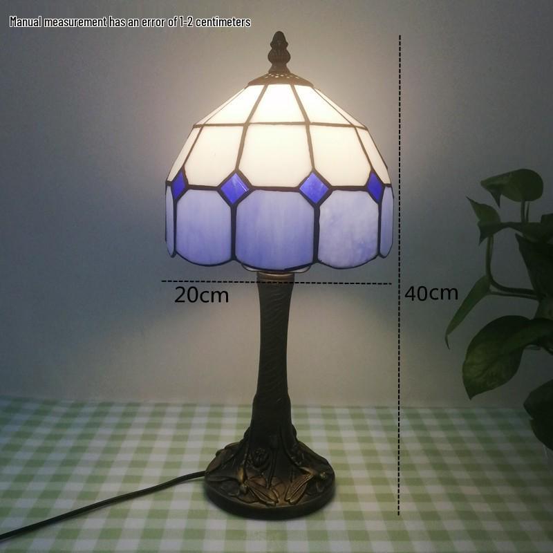 Tiffany Style Desk Lamp for Bedroom, Living Room, or Children's Room Night Light