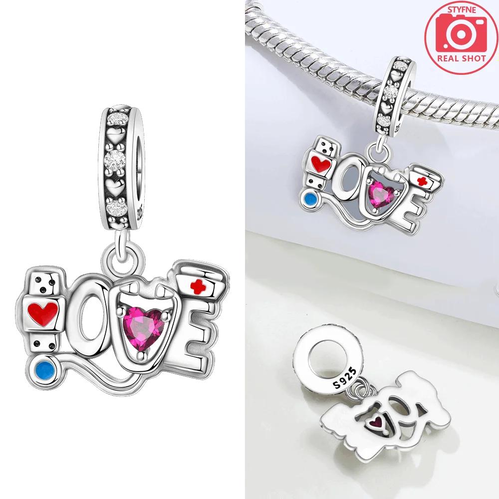 Original Copper Charms Purple Magic Hat Boy Medical Kit Pendant Shoe Beads Fit Bracelet Jewelry Women Fine Gift Accessory