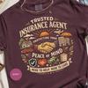 Insurance Agent Gift T-Shirt, Trusted Professional Tee with Peace of Mind Design