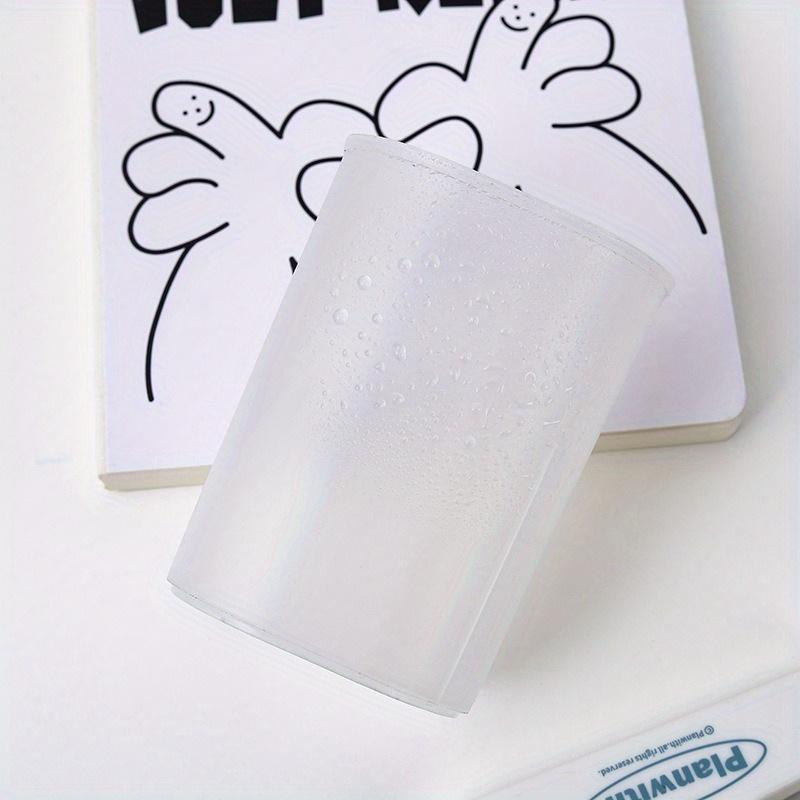 Clear Plastic Desk Organizer Containers - Multi-Functional Storage for Pens,  Makeup Brushes, School, Home, Workspace