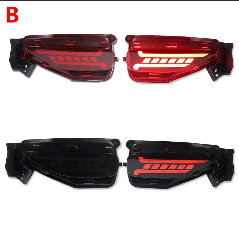 1 Set LED Reflector For Toyota Fortuner SW4 2015 2016 2017 2018 2019 2020 Rear Bumper Light Fog Lamp Brake Light Turn Signal