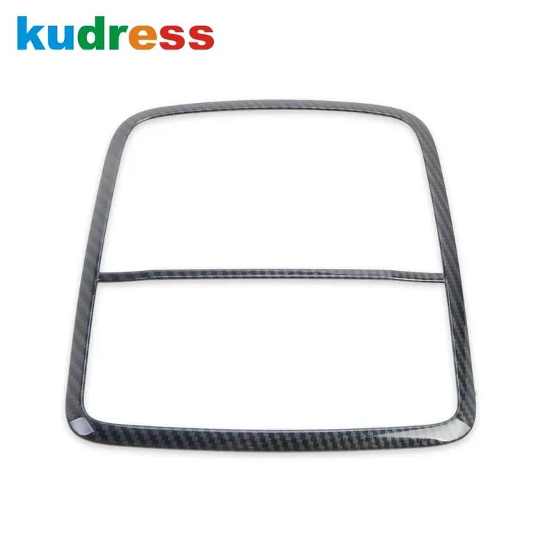 For Honda CRV CR-V 2017 2018    Carbon Fiber Car Front Rear Roof Reading Light Lamp Cover Trim Interior Accessories