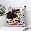 Sofa Decor Mafalda Cute Cartoon Pillowcase Stuff Pillow Cover Square Multi Size