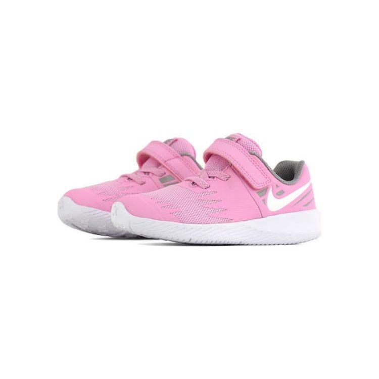 Nike Lunar Apparent Star Runner Low top Running Shoes Pink Infant And Toddler 907256-602
