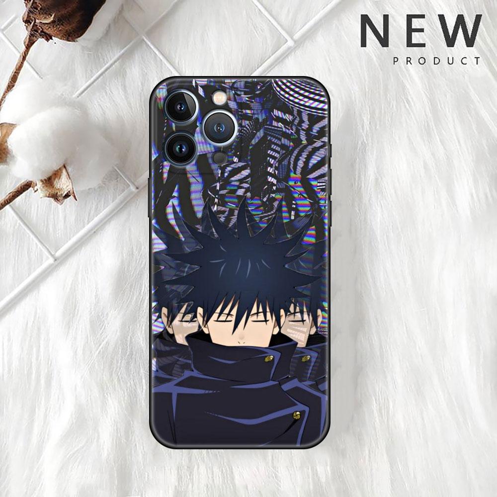 Anime Jujutsu Kaisen pouzdro pro Apple iPhone 14 Pro Max 13 11 12 Mini SE 7 8 Plus X XS 6 6S silikonový kryt telefonu měkký TPU základ