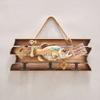 Handmade Wood Fish Wall Hanging Ornaments Unique Fish Decor Hook  Home Decor