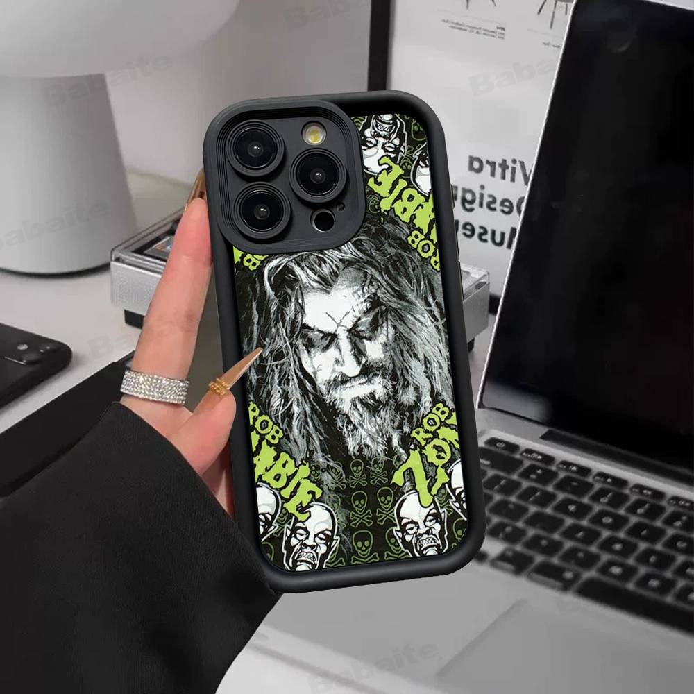 Rock Musician R-Rob Z-Zombie For IPhone 17 15 13 12 11 14 Pro Max X XR XS 16 Plus Shockproof Candy Back Cover