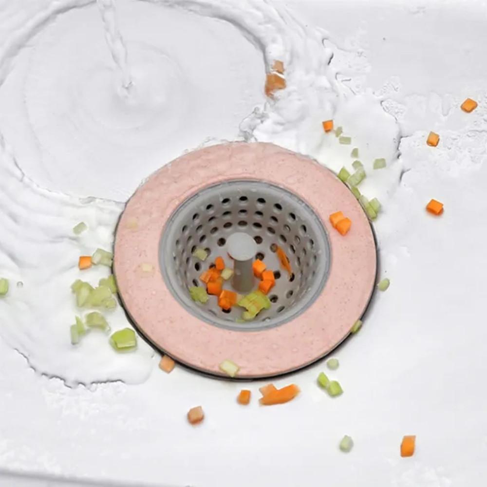 Siliconen Anti-Verstoppingsfilter Draagbaar Spoelbakzeef Badkamer Keukengereedschap Voor Afvoeren Deksel Haar Afval Stopfilter Zeef