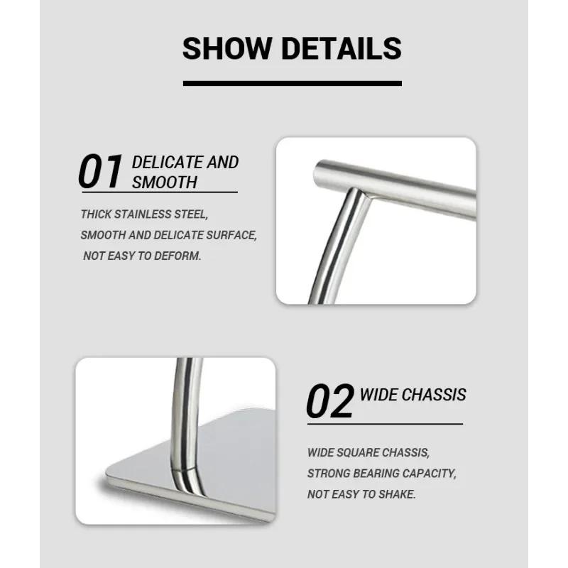 1PC Barber Salon Chair Accessory Movable Stainless Steel Foot Rest Comfortable Pedal Universal Chair Fitting for Hairdressing