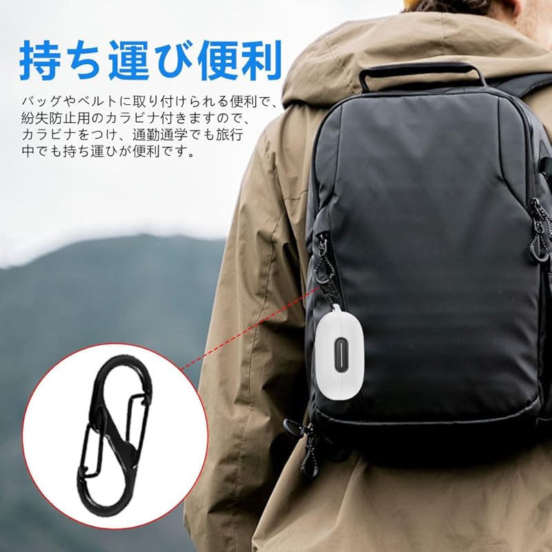 For Anker Soundcore C40i case [HVUYAL] Equipped with a hook to prevent loss lightweight Scratch prevention dustproof Hard to get hurt Soft silica gel