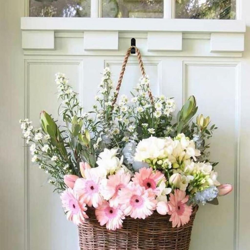 24PCS Zinc Coat Hooks, Metal Single Prong Wall Hooks with 48 Screws, No Rust Black Wall Hooks for Hanging Towel, Coat, Scarf, Bag, Hat, Cup, Key