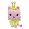 Gabby Dollhouse Happy Cats Plush Toy Set, 2 Pack, 25cm, Coral Pink, Stuffed Animals for Kids