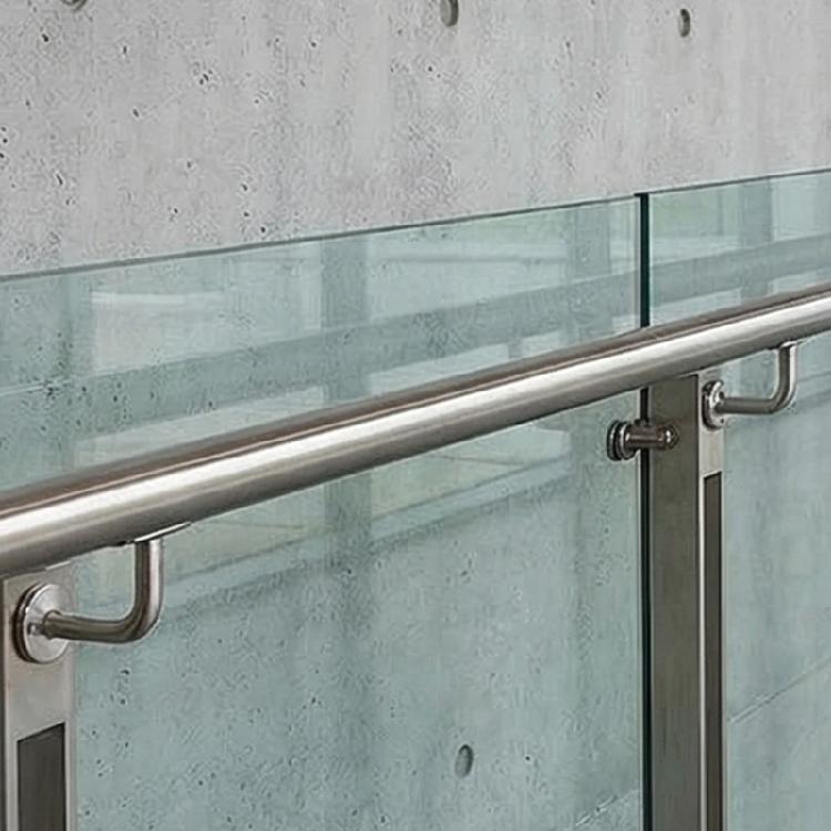6 Stück Wandmontierter Treppenhalter Edelstahl Treppengeländerhalterung Wandmontierte Hardware-Zubehörteile