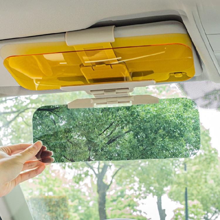Car Sun Visors Shield with Easy Clips Installation Antiglare Accessory for Improved Daytime Nighttime Driving Experience